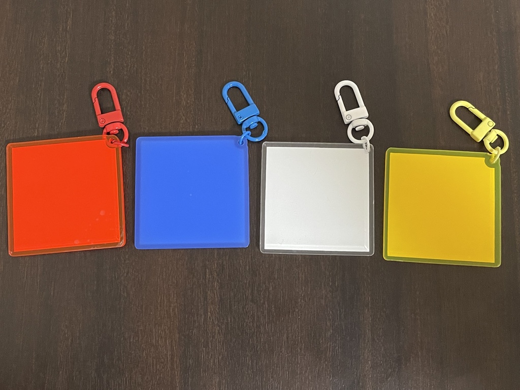 4強男子アクリルキーホルダー