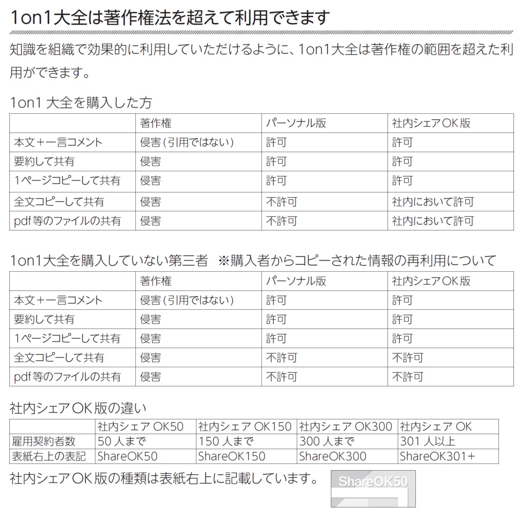 1on1大全1.21 上下巻セット 組織利用150人まで