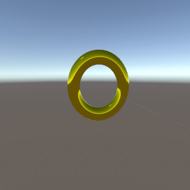 【Free DL】【VRChat想定】金ぴか指輪