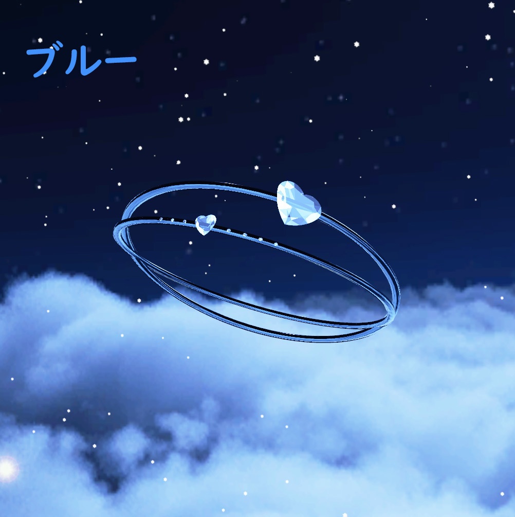 ハートリング 指輪  4色【VRChat想定】