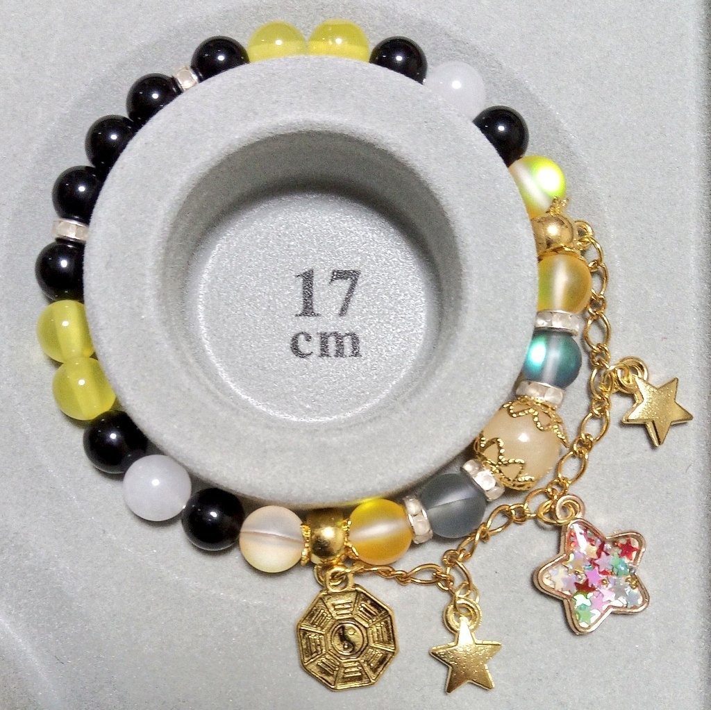 東方Project 霧雨魔理沙 イメージ天然石ブレスレット Ver.2