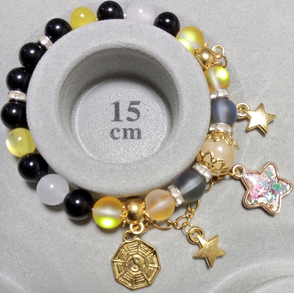 東方Project 霧雨魔理沙 イメージ天然石ブレスレット Ver.2