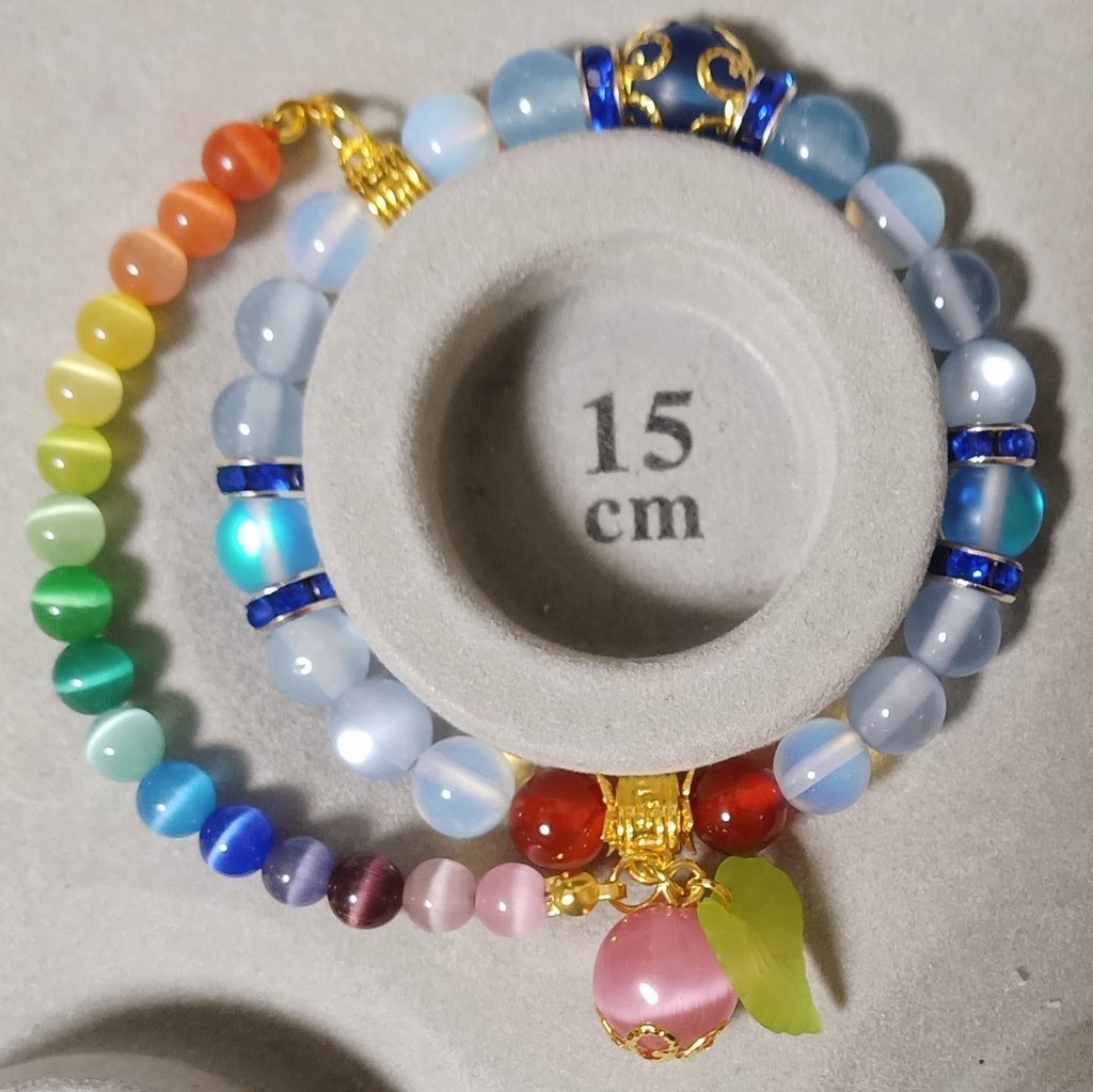 東方project 比那名居天子 イメージ天然石ブレスレット