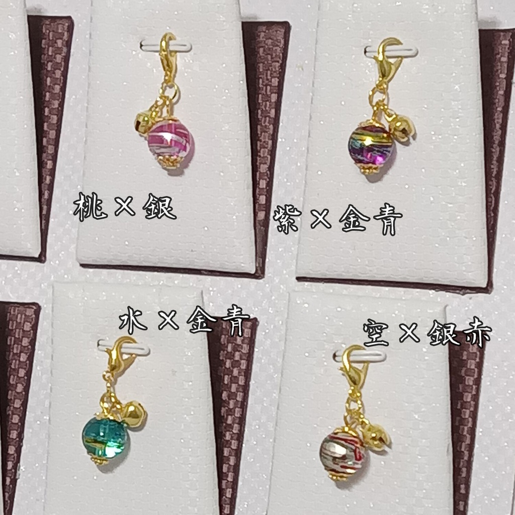 和風 箔ガラスの鈴の音マスクチャーム