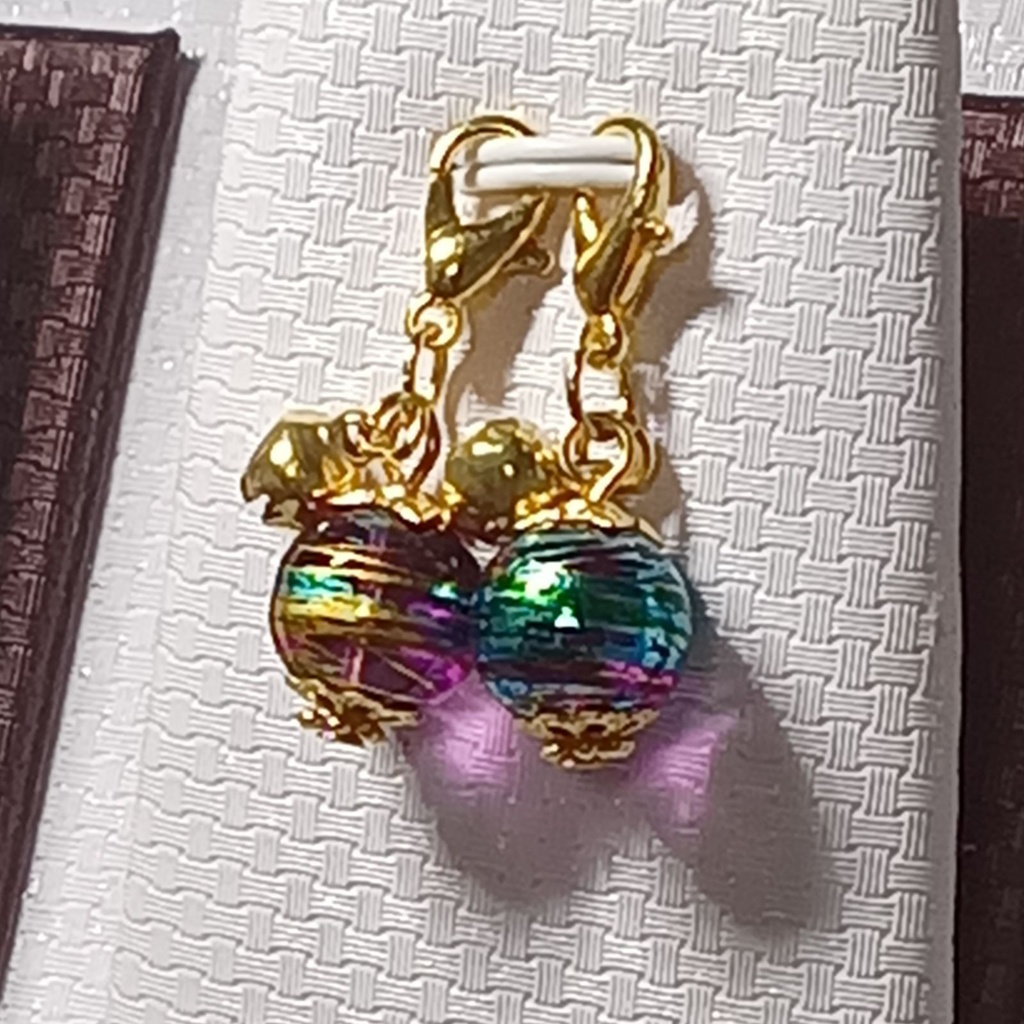 和風 箔ガラスの鈴の音マスクチャーム