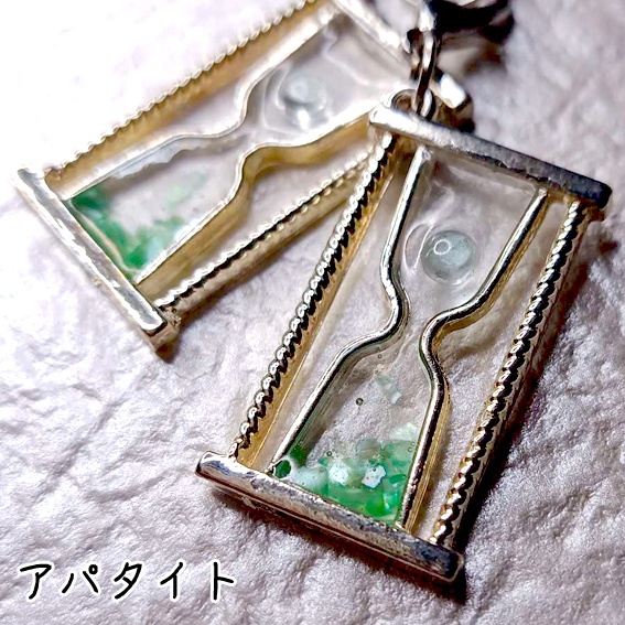 宝石の砂時計 チャームストラップ&ネックレス