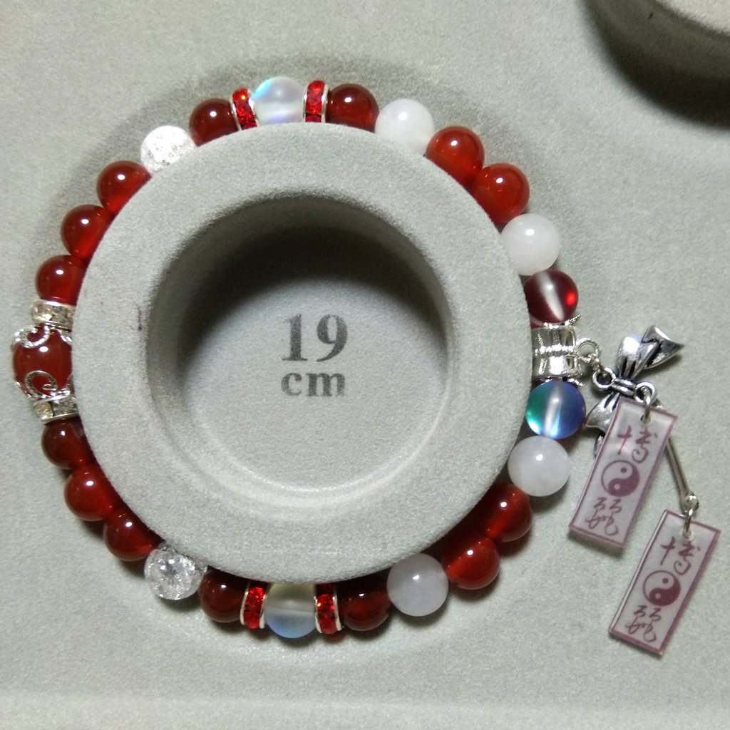 東方project 博麗霊夢イメージ天然石ブレスレット Ver.2