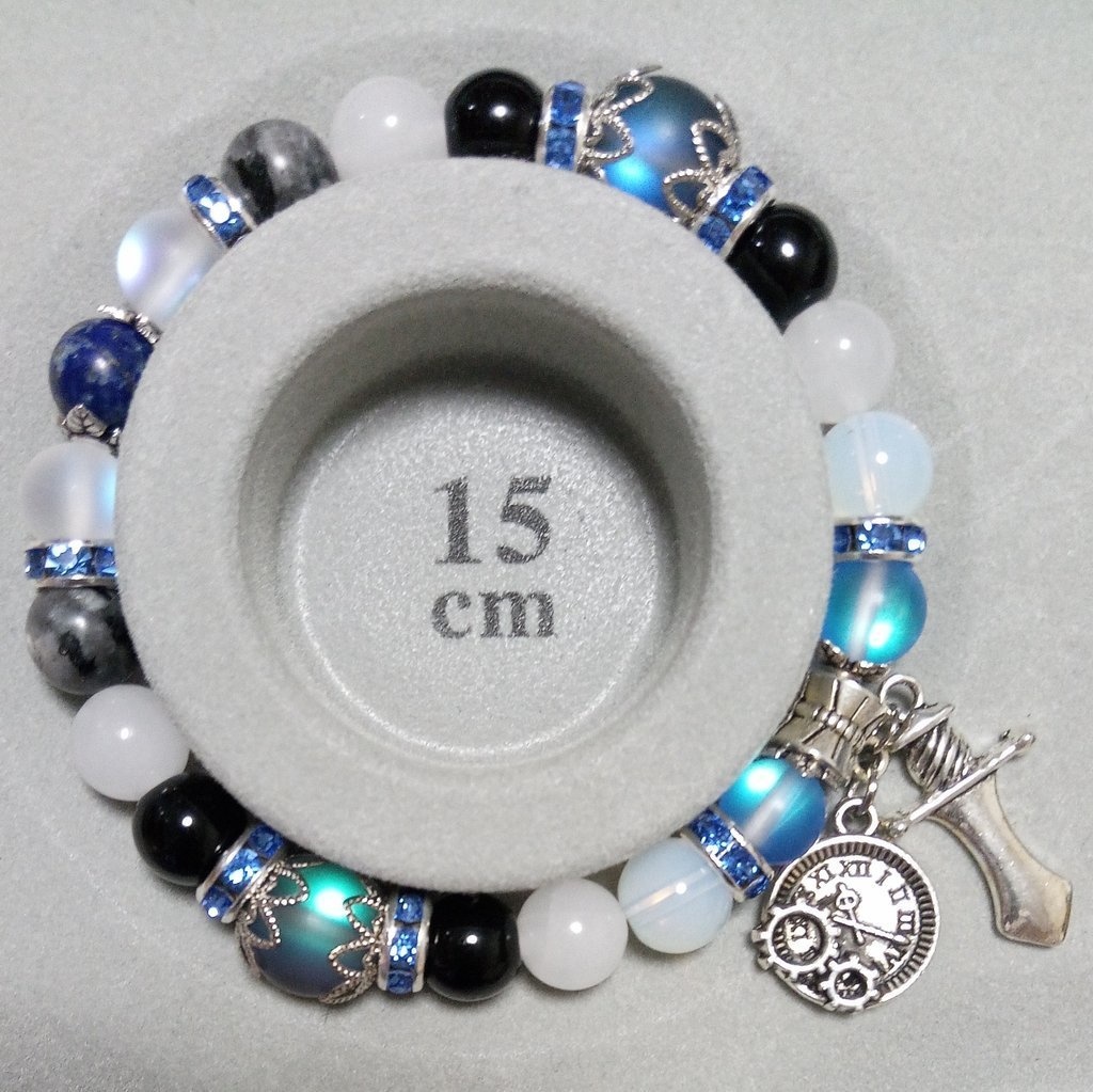 東方project 十六夜咲夜 イメージ 天然石ブレスレット Ver.2