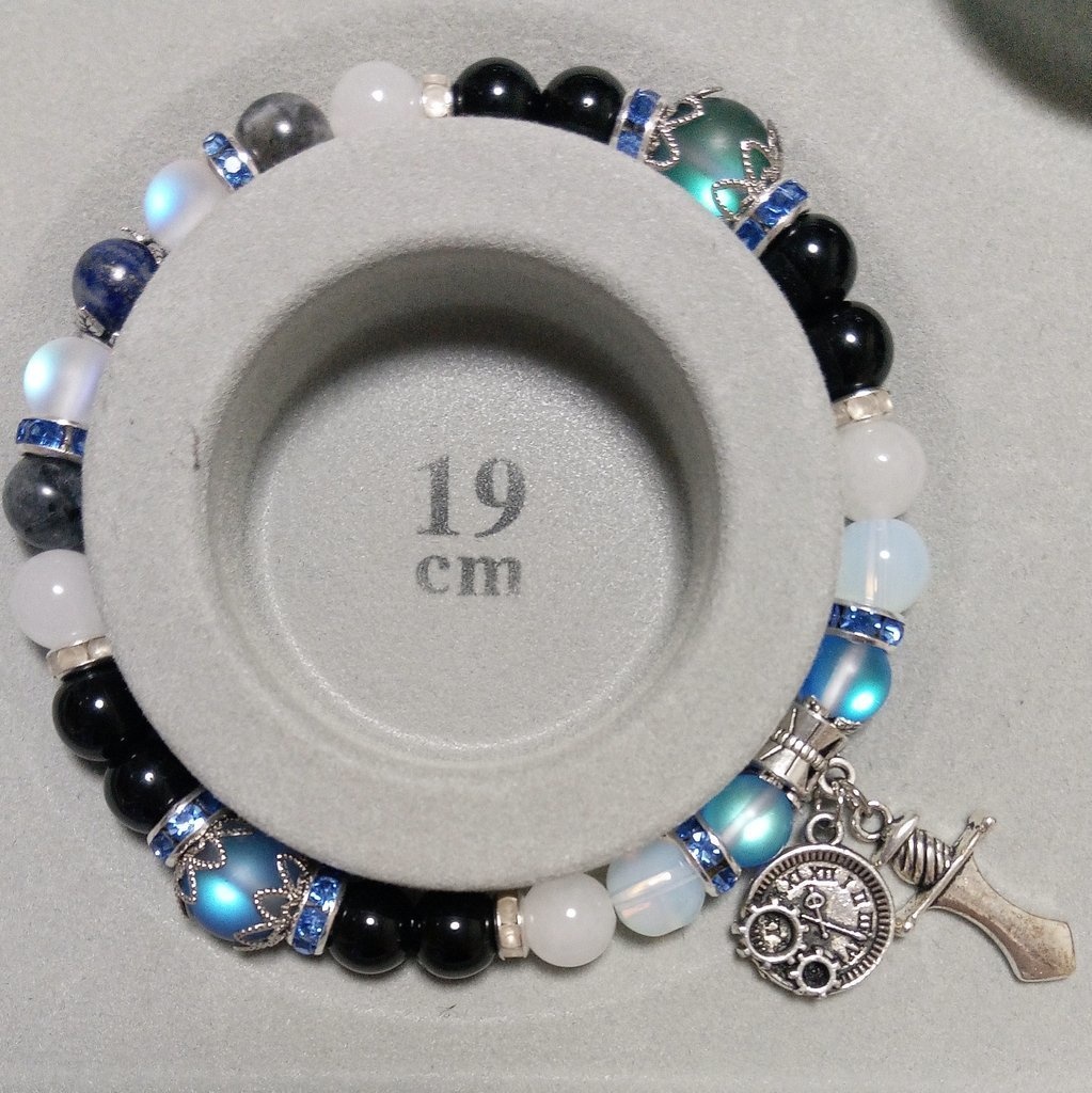 東方project 十六夜咲夜 イメージ 天然石ブレスレット Ver.2