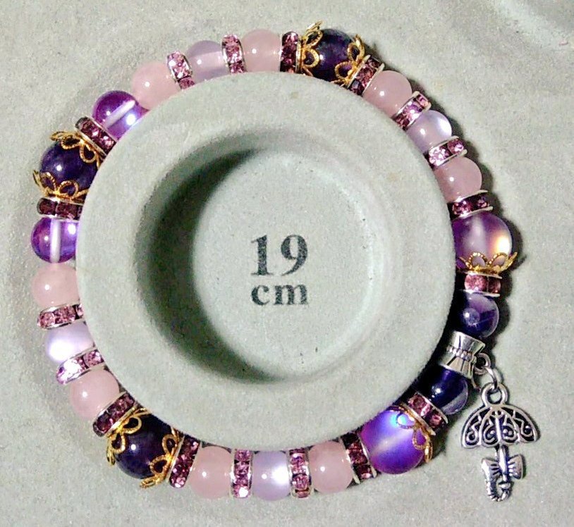 東方project 八雲紫 イメージ 天然石ブレスレット