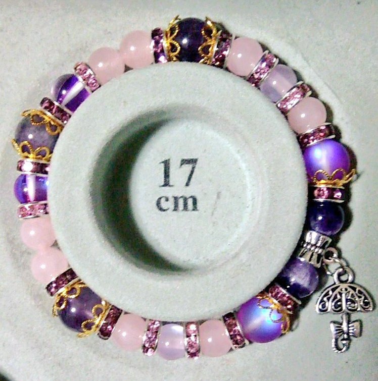 東方project 八雲紫 イメージ 天然石ブレスレット