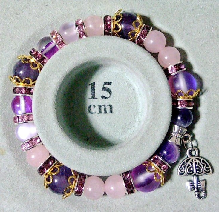 東方project 八雲紫 イメージ 天然石ブレスレット