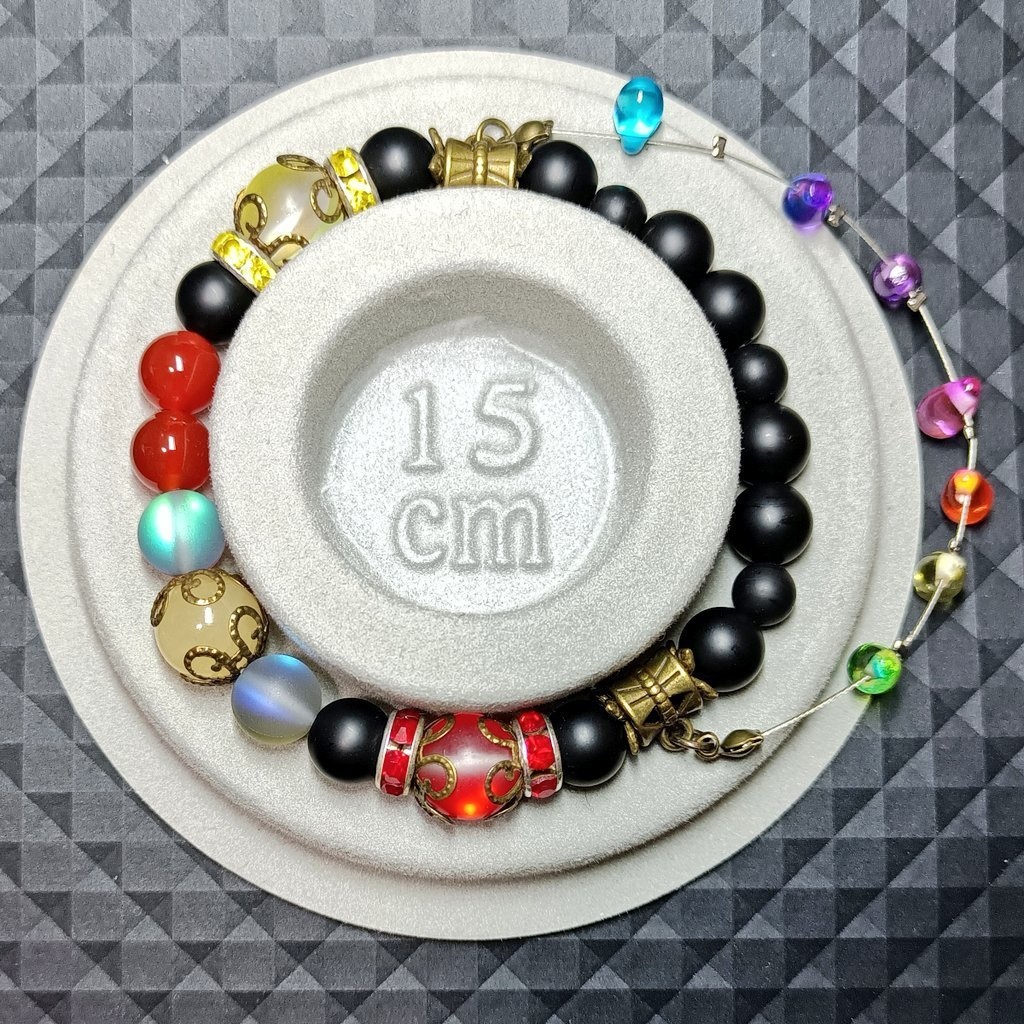 東方project フランドール・スカーレット イメージ天然石ブレスレット Ver.2