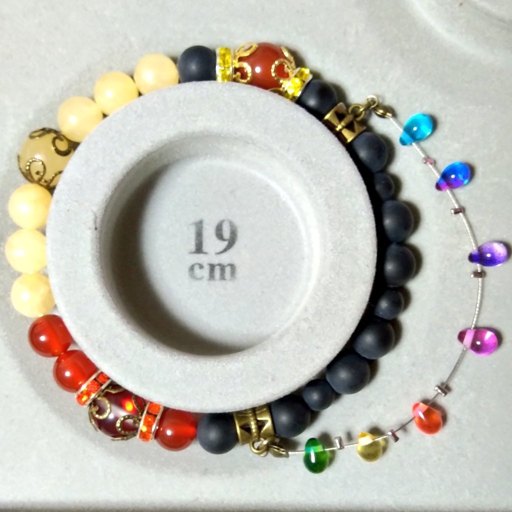 東方project フランドール・スカーレット イメージ天然石ブレスレット Ver.1.5