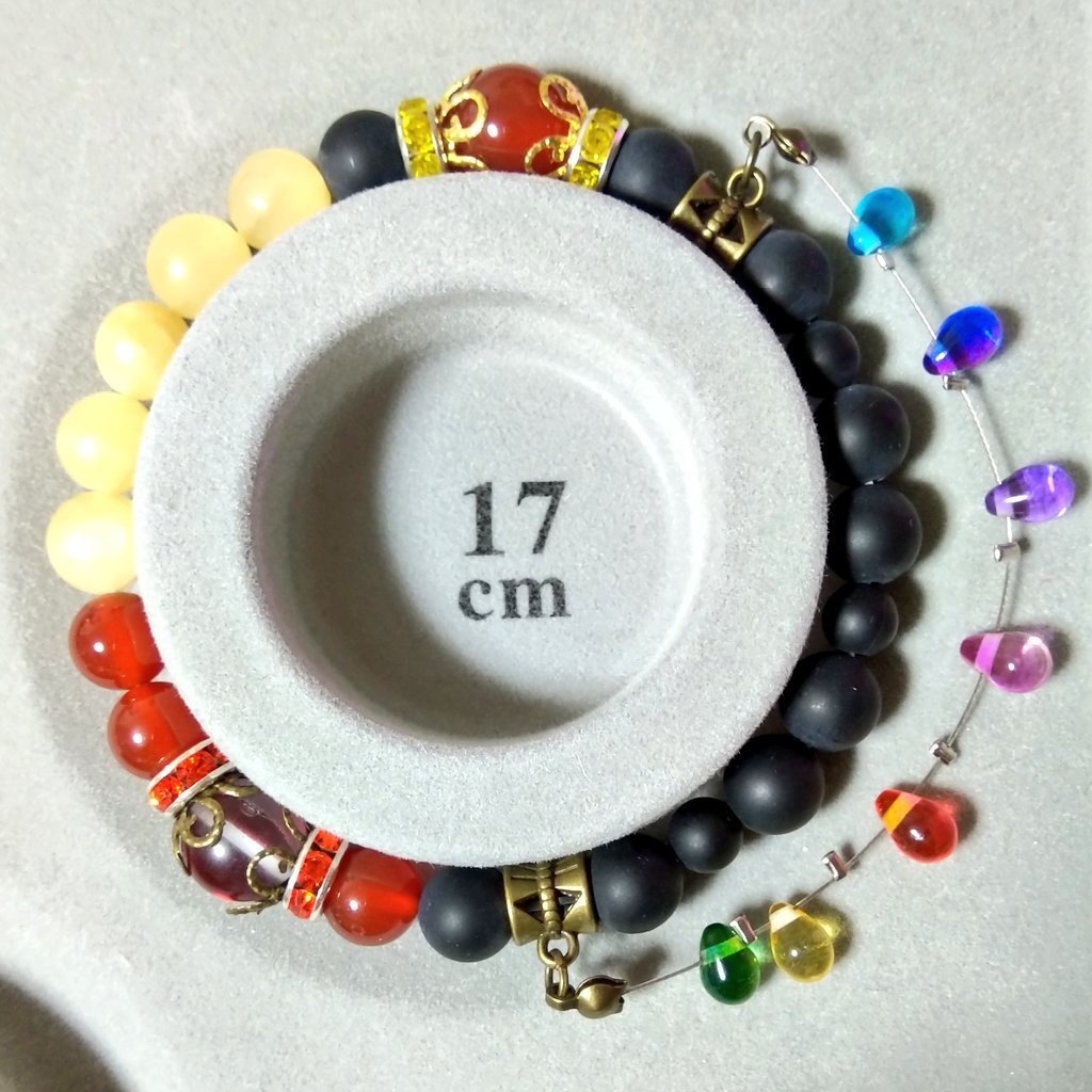 東方project フランドール・スカーレット イメージ天然石ブレスレット Ver.1.5