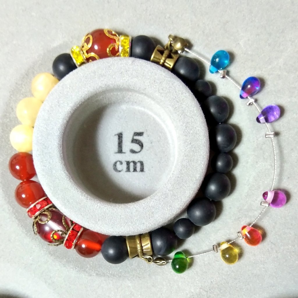 東方project フランドール・スカーレット イメージ天然石ブレスレット Ver.1.5