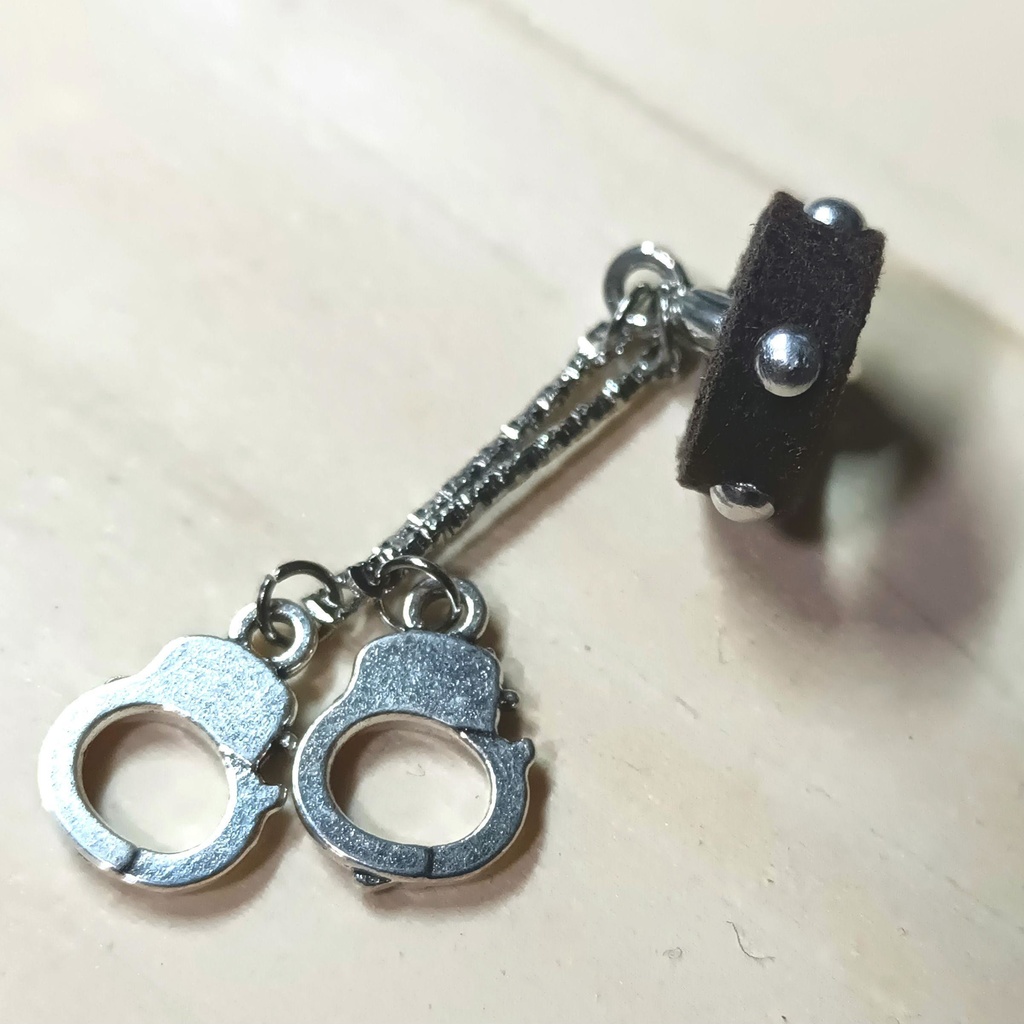 ドール用アクセサリー 手錠付きチョーカー 2種