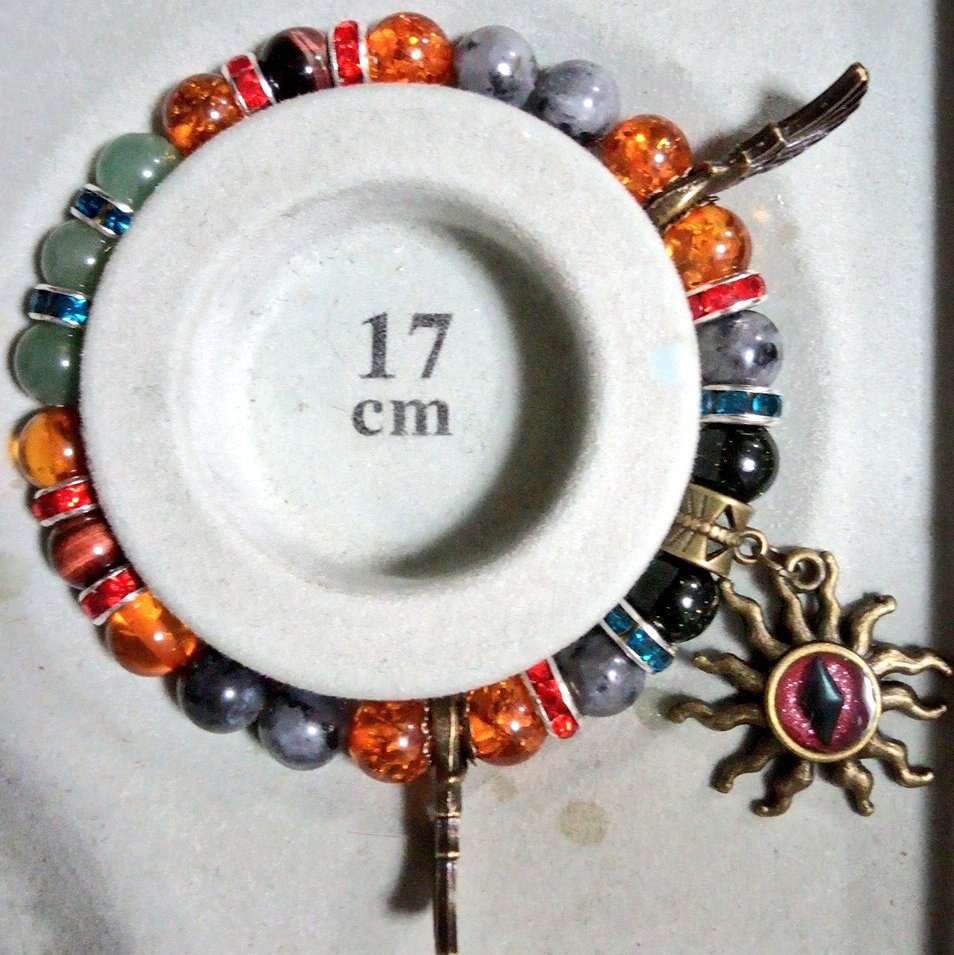 東方project 霊烏路空 イメージ天然石ブレスレット