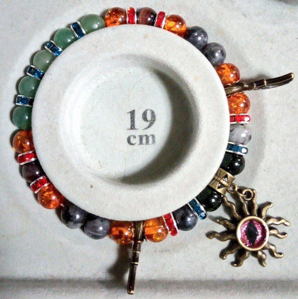 東方project 霊烏路空 イメージ天然石ブレスレット