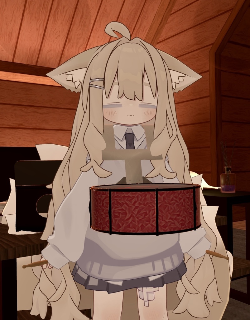 【まめふれんず対応】まめスネア♪【叩ける!音が鳴る!】MA対応