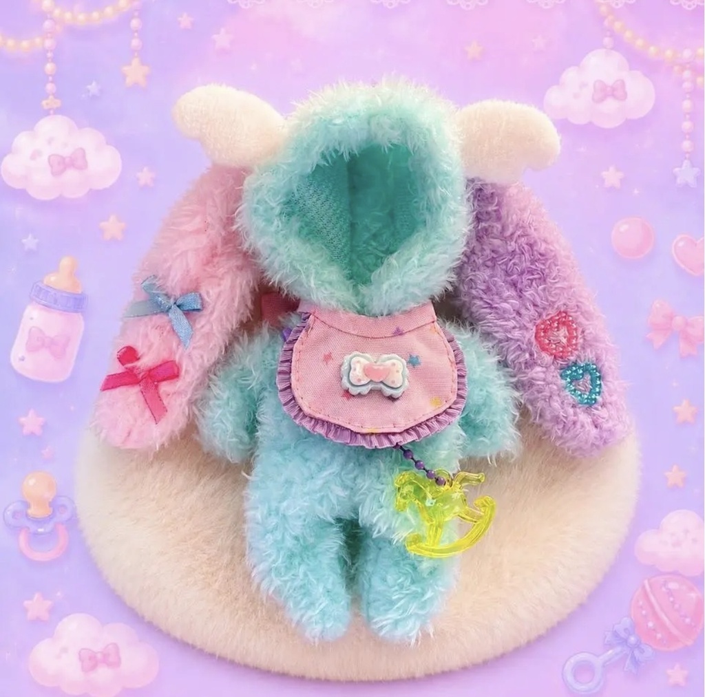 ねんどろいどどーる・オビツ11 えんじぇるぽっぷんたれ耳着ぐるみ3点セット