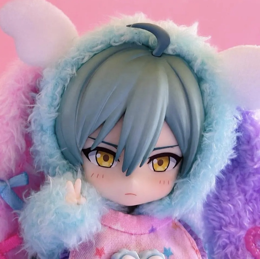 ねんどろいどどーる・オビツ11 えんじぇるぽっぷんたれ耳着ぐるみ3点セット