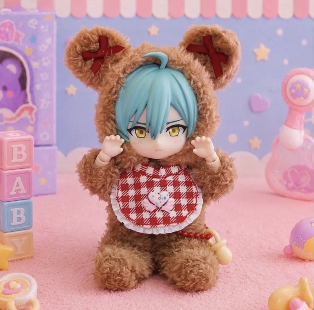 ねんどろいどどーる・オビツ11 ブラウンベビーくま着ぐるみ3点セット