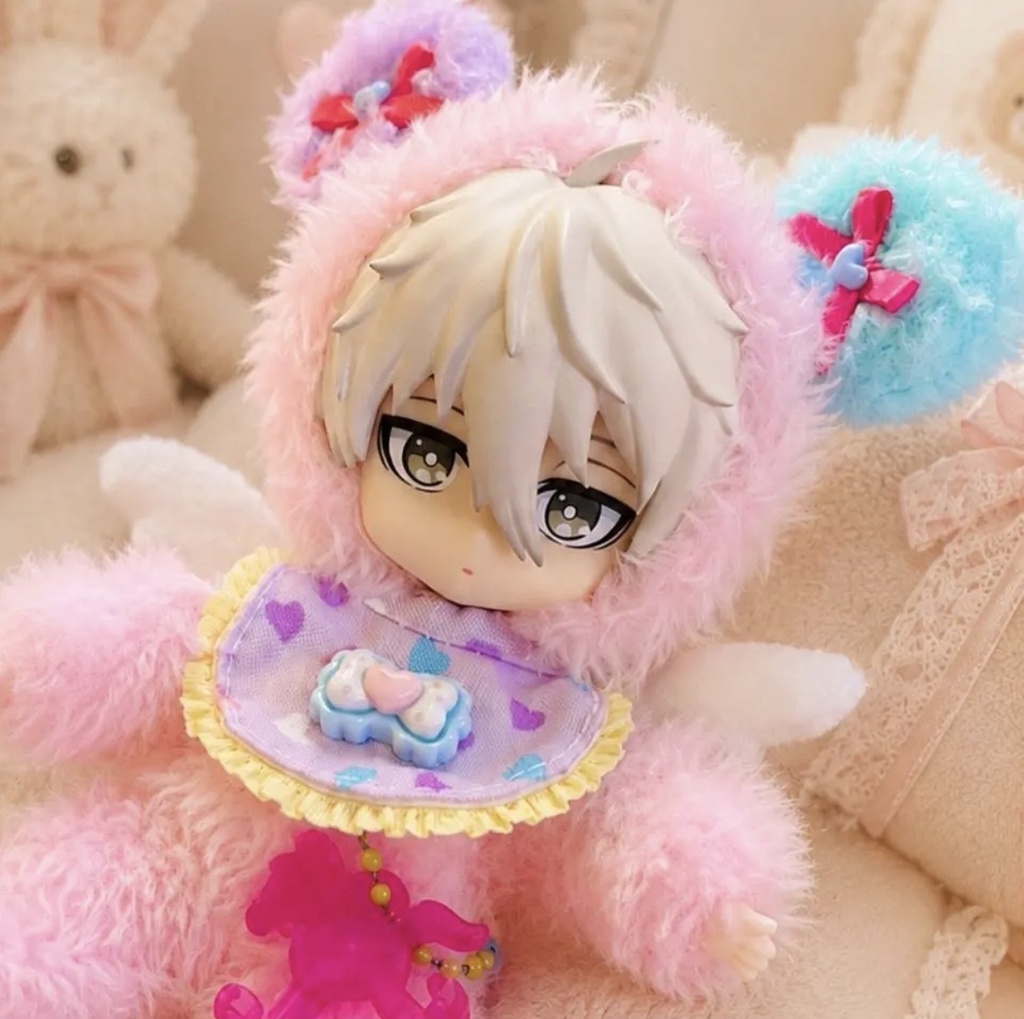 ねんどろいどどーる・オビツ11 えんじぇるぽっぷんくま着ぐるみ3点セット