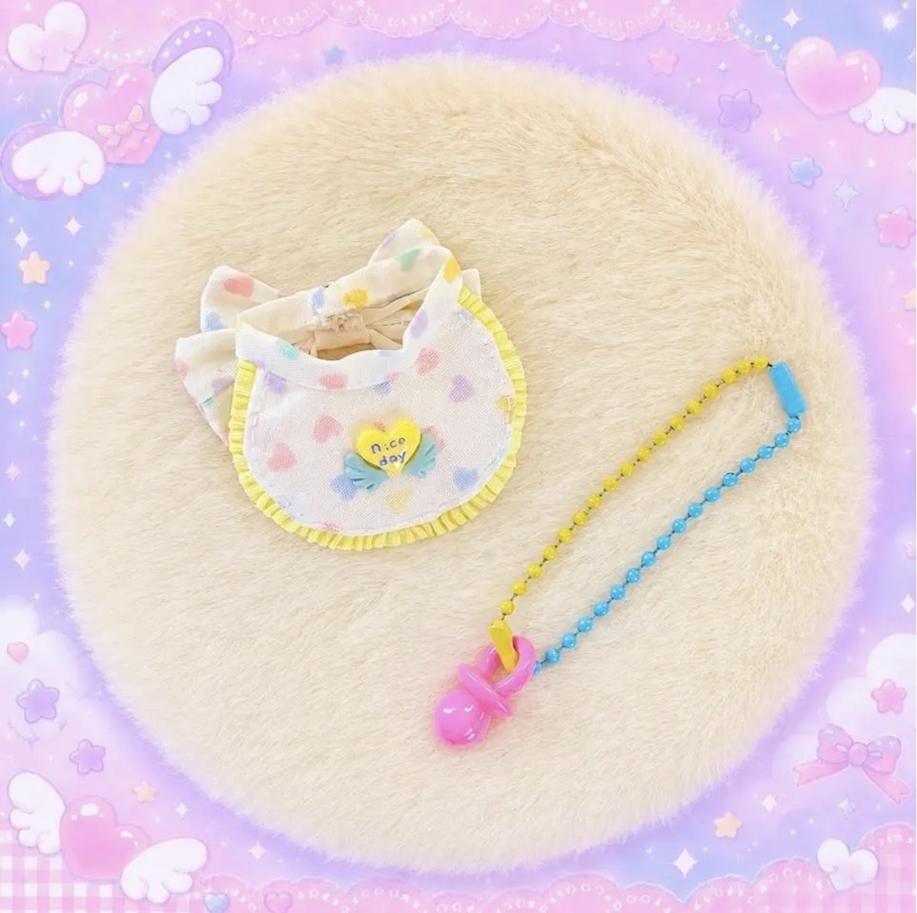 ねんどろいどどーる・オビツ11 水色ヒョウ柄バブポップくま着ぐるみ3点セット/Nendoroid Doll / OB11 Kigurumi Outfit