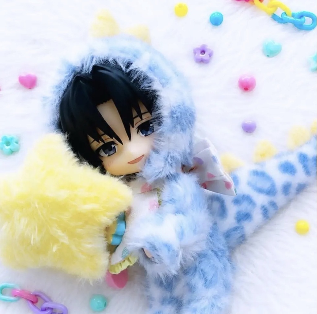 ねんどろいどどーる•オビツ11 がおがお恐竜着ぐるみ4点セット