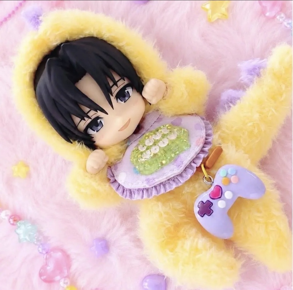 ねんどろいどどーる•オビツ11 がおがお恐竜着ぐるみ4点セット