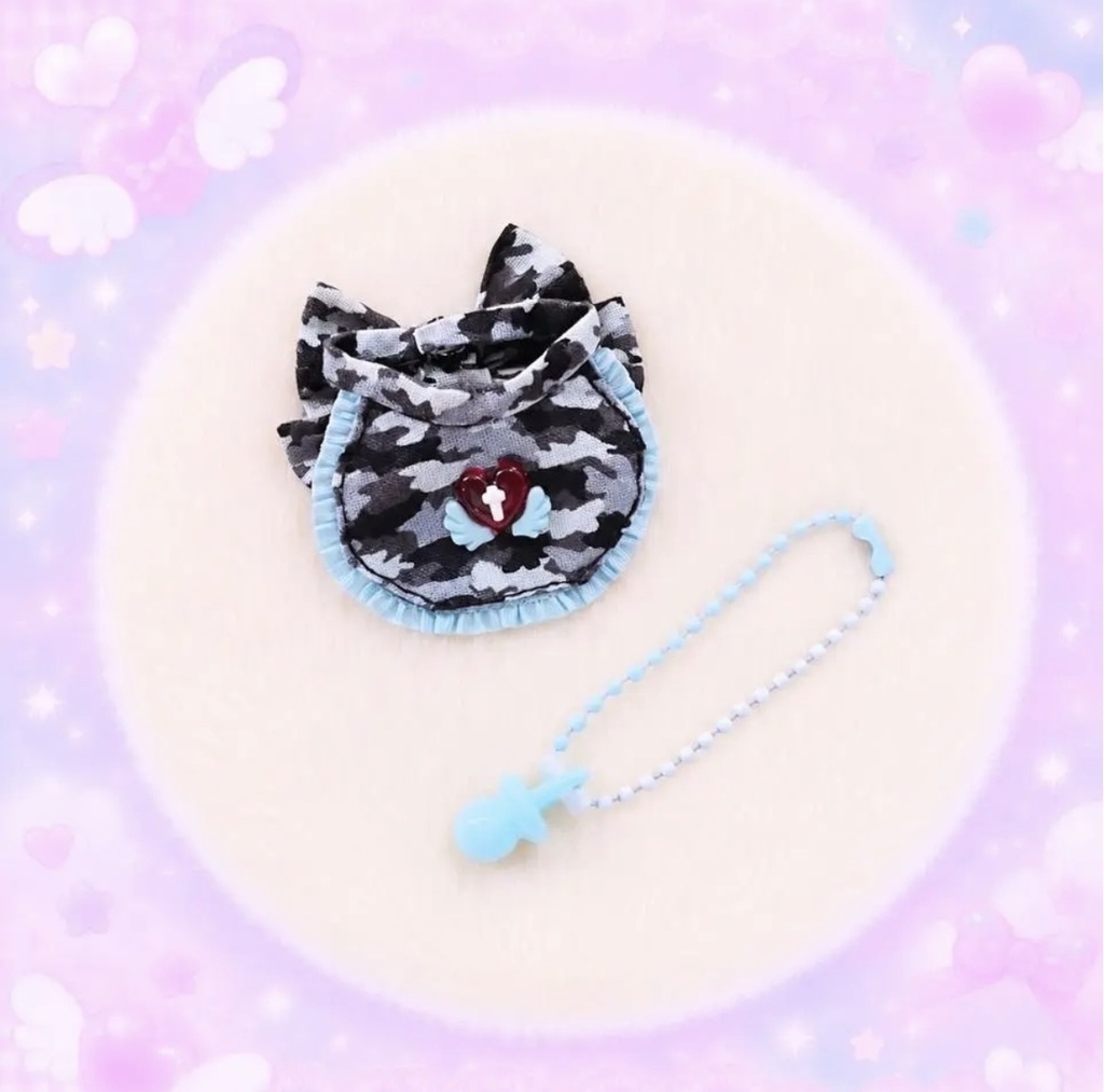 ねんどろいどどーる•オビツ11 ブラックグレーたれ耳3点セット
