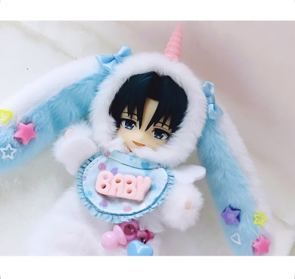 ねんどろいどどーる•オビツ11 ユニコーン着ぐるみ　3点セット
