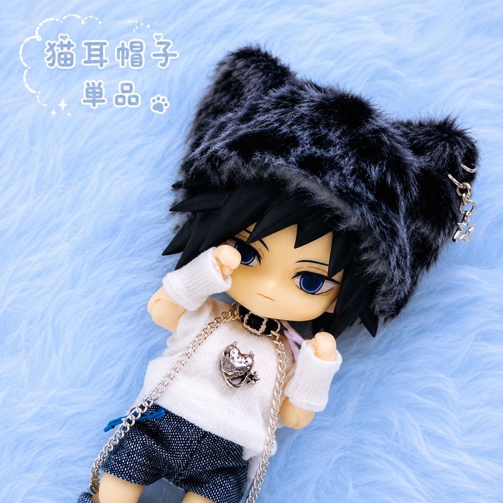 猫耳帽子　ねんどろいどどーる•オビツ11 【単品】