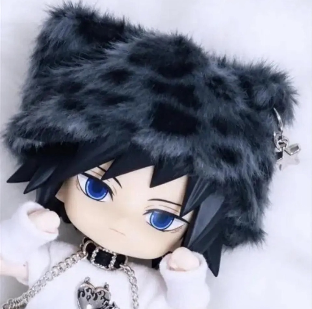 猫耳ファー帽子 ねんどろいどどーる•オビツ11 【単品】