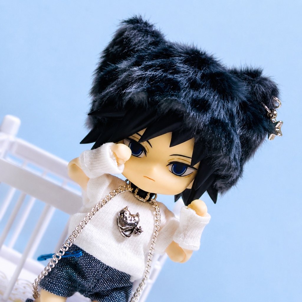 猫耳帽子　ねんどろいどどーる•オビツ11 【単品】