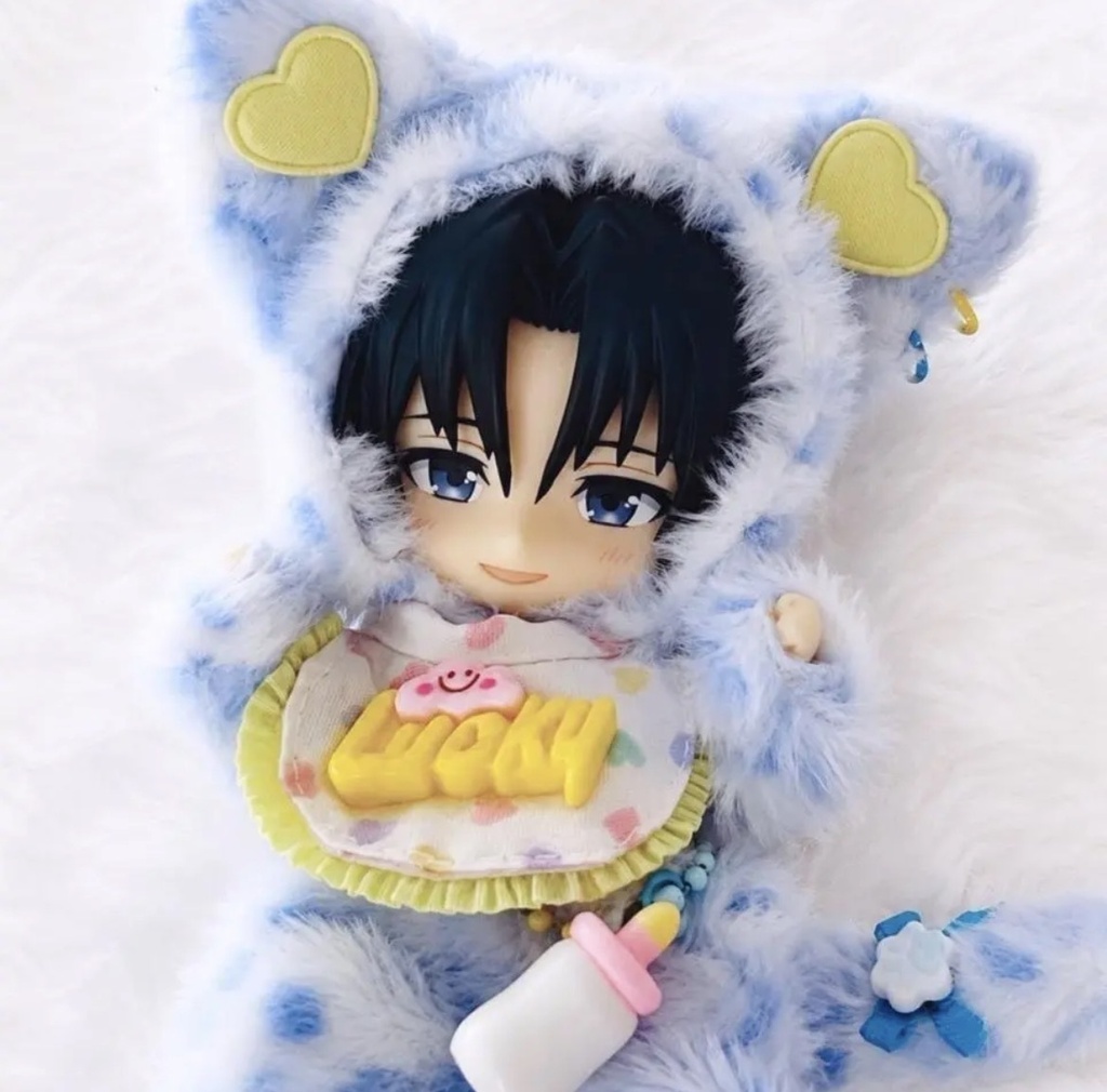 ねんどろいどどーる•オビツ11 ねこちゃん着ぐるみ3点セット