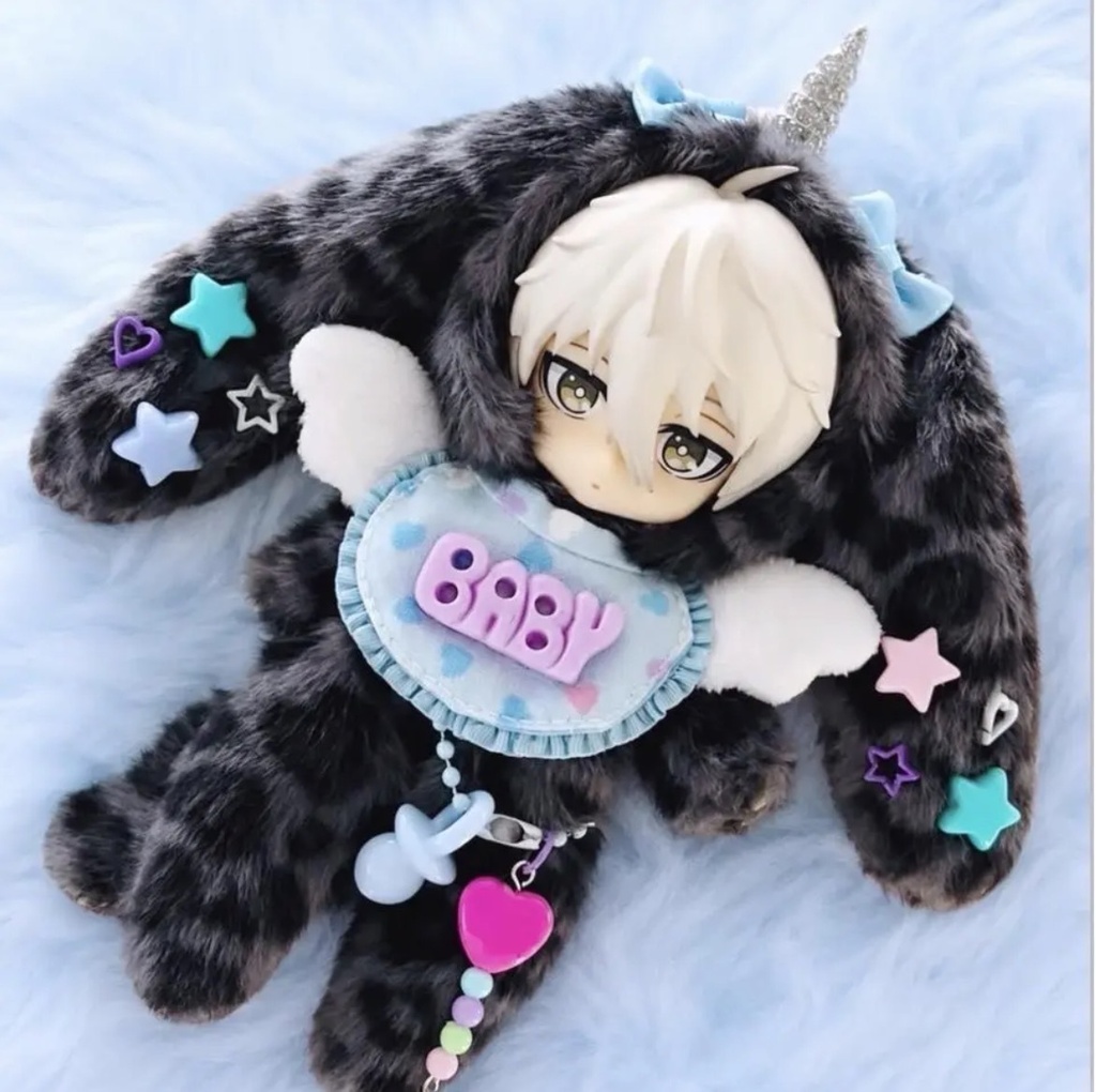 ねんどろいどどーる•オビツ11 ユニコーン着ぐるみ3点セット