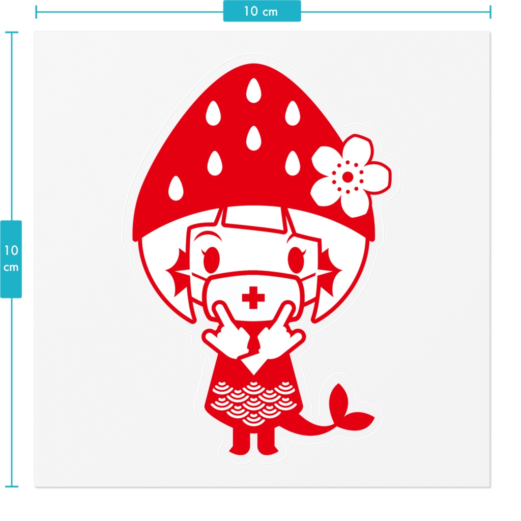 アマリタさんステッカー(アラート)