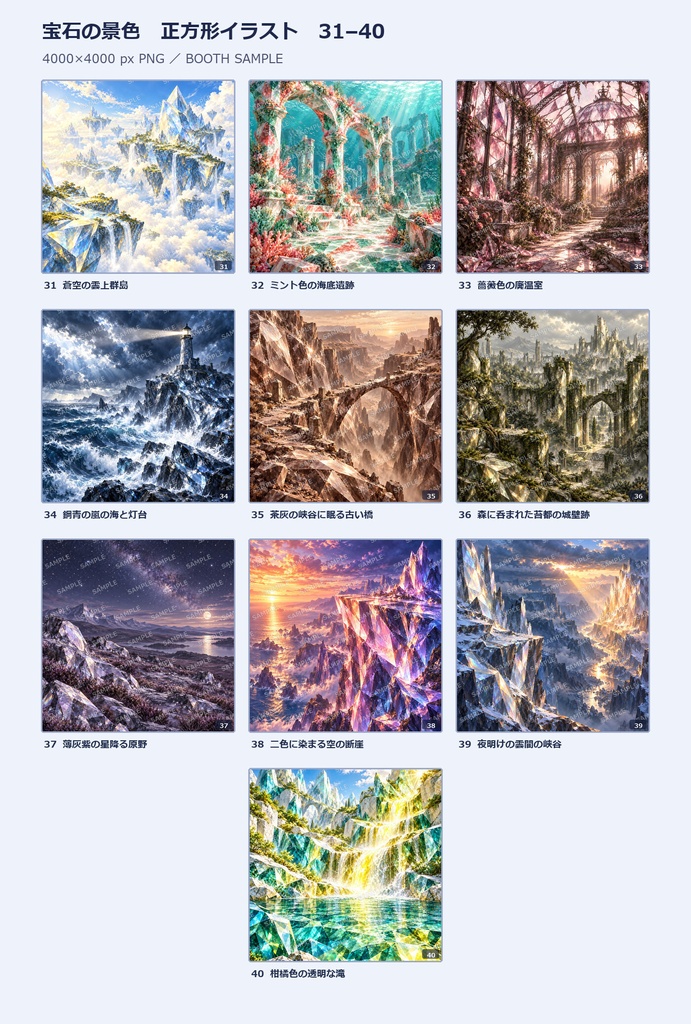宝石図鑑シリーズ2_宝石の風景