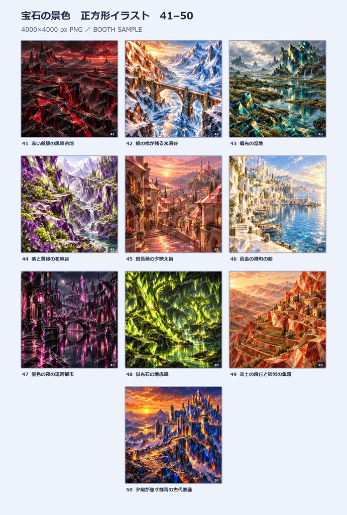 宝石図鑑シリーズ2_宝石の風景