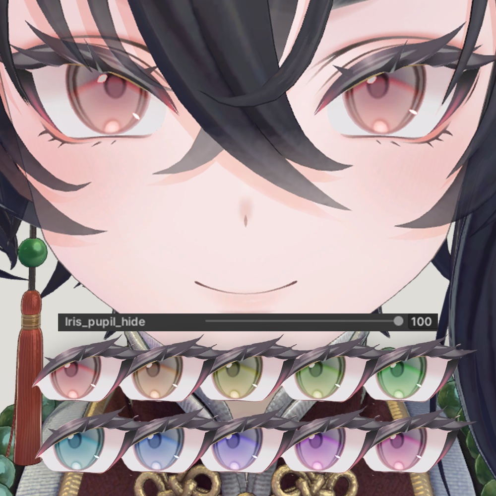 【墨惺専用】Simple Eye texture -Bokusei eye&eyelashes texture-