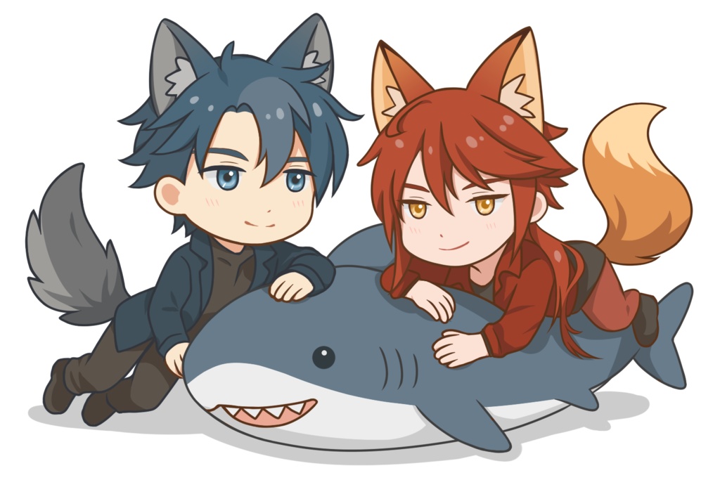 黎の軌跡｜ヴァン＆アーロン（動物イメージ）アクリルスタンド