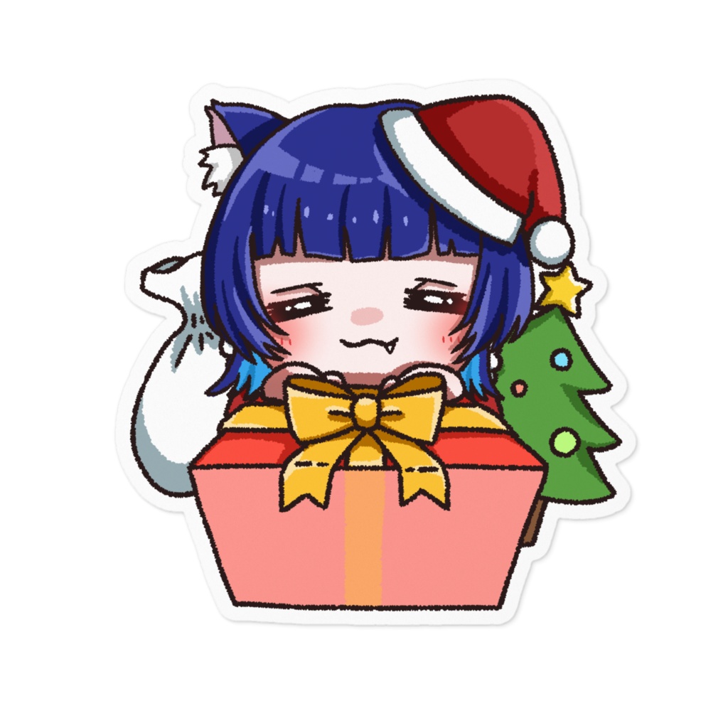 クリスマスSDステッカー「プレゼント」