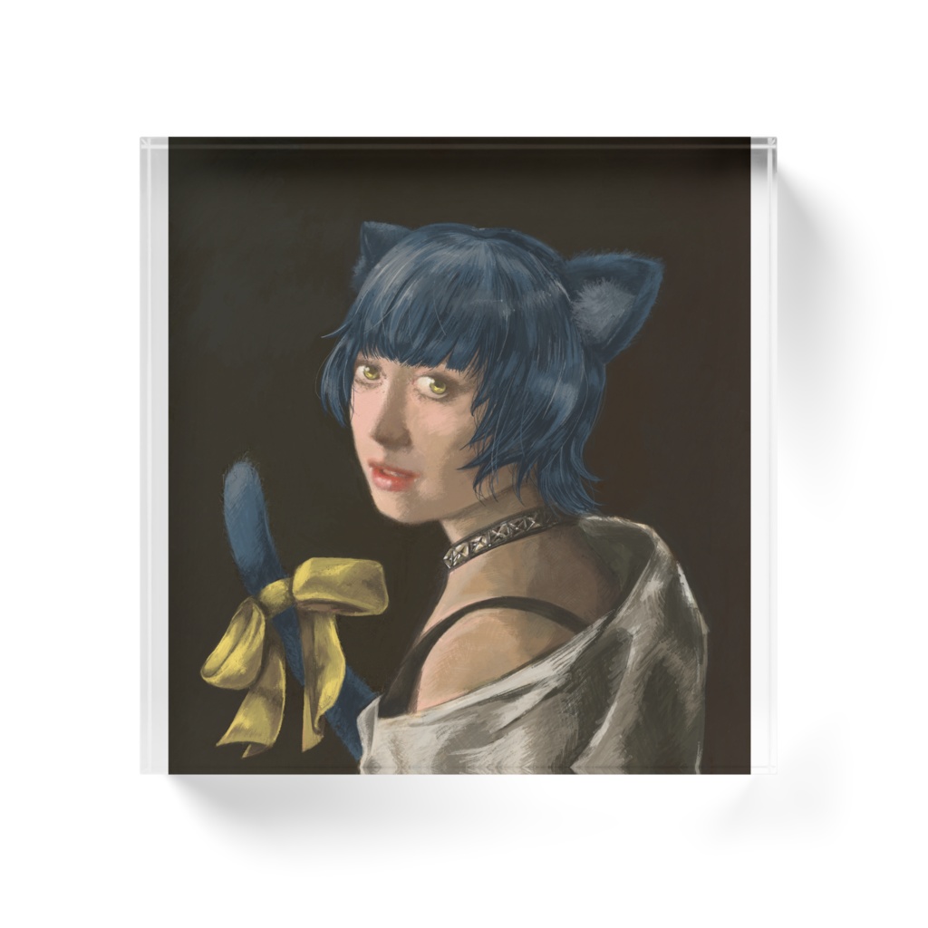 アクブロ「黄色のしっぽリボンの少女」