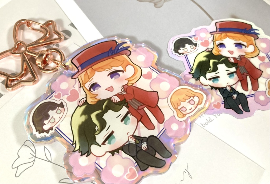 フランク&ショーン オーロラアクリルキーホルダー【匿名配送】