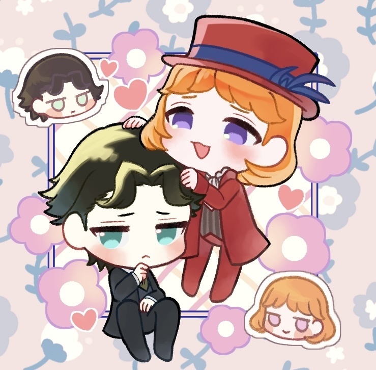 フランク&ショーン オーロラアクリルキーホルダー【匿名配送】