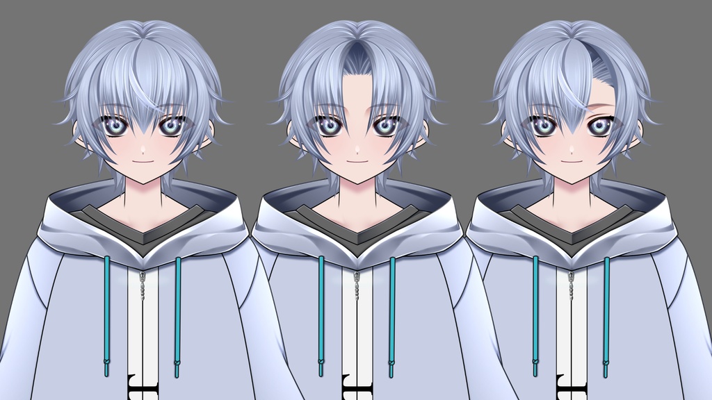 【live2D汎用】Vtuberモデル 雑談 歌枠 ゲーム配信に便利な差分色々 NEXT君