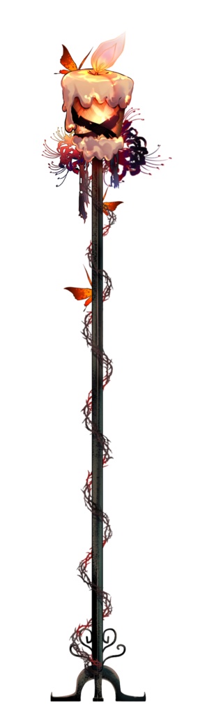 【VTS・nizima汎用アイテム】和蝋燭マイク