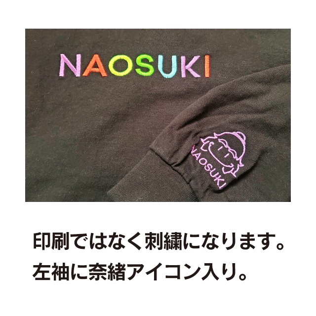 NAOSUKI ロンT BLACK